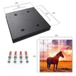 Horse in The Sun Key Cabinet For Home, Orange Box Wall, Photographic Animals, Nature & Animal Lovers - thumbnail 4