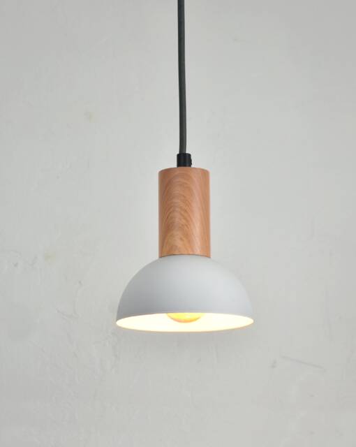 New Modern Wood Socket - Design Your Own Metal Shade Pendant Light Led Mix & Match Custom Industrial Pendant Lighting - image 1