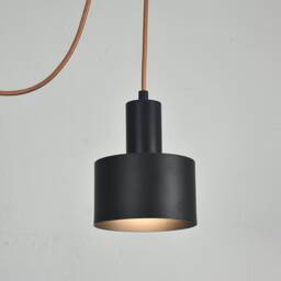 New Modern Wood Socket - Design Your Own Metal Shade Pendant Light Led Mix & Match Custom Industrial Pendant Lighting - thumbnail 2