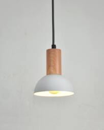New Modern Wood Socket - Design Your Own Metal Shade Pendant Light Led Mix & Match Custom Industrial Pendant Lighting
