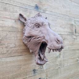 Daeodon Wall Art - Prehistoric Animal Mount 3D Printed - thumbnail 3