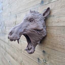 Daeodon Wall Art - Prehistoric Animal Mount 3D Printed - thumbnail 1