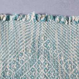 "Handwoven Moroccan Wool Runner Rug Long Geometric Hallway Decor - 15'11"" X 2'9" - thumbnail 4