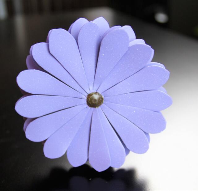Metal Daisy, Purple Mother's Day , Mothers Day, 4Th Anniversary Gift, 6Th Anniversary, 11Th Bridesmaid Steel Daisy - image 1