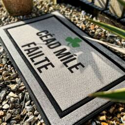 C??ad M??le F??ilte - Irish Welcome Mat Doormat A Thousand Welcomes Weather Proof Custom Coir Home Decor - thumbnail 2