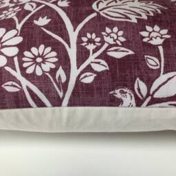 1 X Iliv Heathland Hares & Game Birds Elderberry Purple Off-White Cushion Covers - thumbnail 3