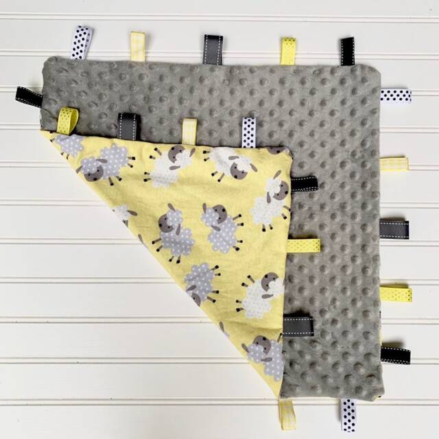Sheep Tag Blanket - Small Baby - image 1