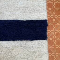 Abstract Berber Wool Rug Handknotted Beni Ourain Accent Rug - thumbnail 3