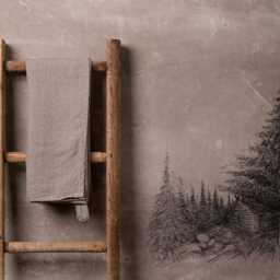 Linen Bath Towel Natural Flax - Towels Sheets Antique Sheet Guest Hand - thumbnail 2