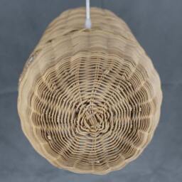 Hand Woven Wicker Pendant Lamp Natural Rural Style Lighting - thumbnail 3