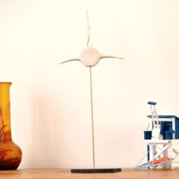 Minimalist Sculpture - Fish Bone Paleontology Osteology Aviation - thumbnail 4