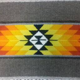 "Bulgarian Handwoven Wool Kilim Rug ""Sunsets" - thumbnail 2