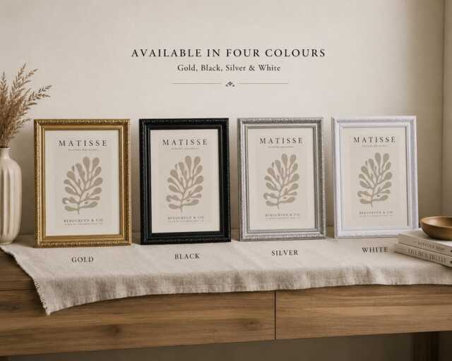 Regal Ornate Collection Frames Photo Picture Frame Print Custom Antique Swept All Sizes Hang Or Stand Poster Art - image 1