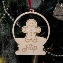 Personalized Christmas Baubles , Christmas Tree, Christmas Baubles Handmade, First Bauble, Custom Gift Tags With Name - thumbnail 2