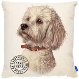 Personalised Maltese Cushion Cover Dog Throw Pillow Custom Dogs Bed Decor New Puppy Pooch Birthday Gift Ekdc26 - thumbnail 2