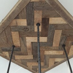 Herringbone Barn Wood Mason Jar Chandelier - thumbnail 3