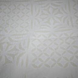 White Cotton Cutwork Kantha Quilt Queen Size Bedspreadfloral Print Bedspread Throw - thumbnail 3