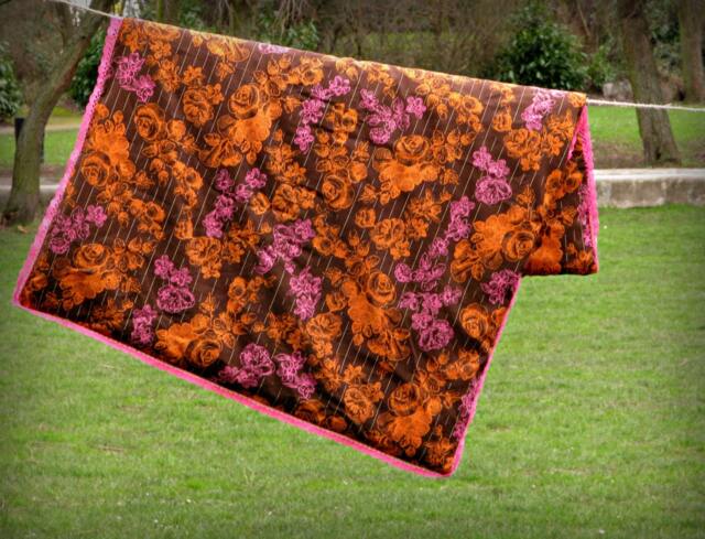 Vintage Style Floral Baby Duvet Cover 70x90 cm - image 1