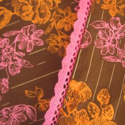 Vintage Style Floral Baby Duvet Cover 70x90 cm - thumbnail 3