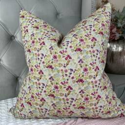 Country Ditsy Floral Cushion Cover, Decorative Pillow Size 16 - thumbnail 4
