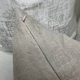 "Natural Ivory Cushion Cover, Luxury Designer Pillow Cover For Sofa Or Bed, Rectangle 12"" X 20" - thumbnail 4