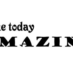 Vwaq Make Today Amazing Vinyl Wall Decal - Uplifting Quotes Entryway Decor, Inspiring Stickers - thumbnail 3