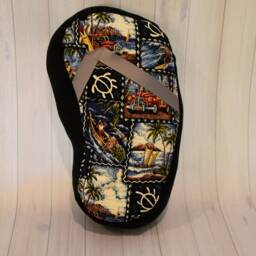 Flip Flop Pillow Single-Hawaii/ Hawaiian Gift/ Home Decor/ Bedroom Gift For Kids/ Her/ Birthday Housewarming - thumbnail 3