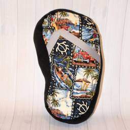 Flip Flop Pillow Single-Hawaii/ Hawaiian Gift/ Home Decor/ Bedroom Gift For Kids/ Her/ Birthday Housewarming - thumbnail 4