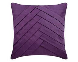 "Decorative Purple Toss Throw Pillow 16""x16" - thumbnail 2