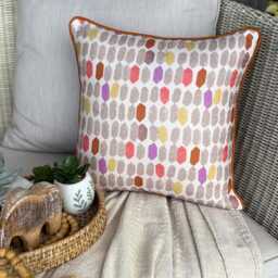 Gometric Pattern, Multicolor Cotton, 24x24/26x26 Modern Euro Sham - Color Impulse - thumbnail 3