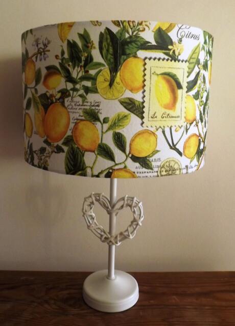 Lemon Tree Botanical Lampshade French Shabby Chic Kitchen Lighting - image 1