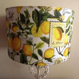 Lemon Tree Botanical Lampshade French Shabby Chic Kitchen Lighting - thumbnail 2