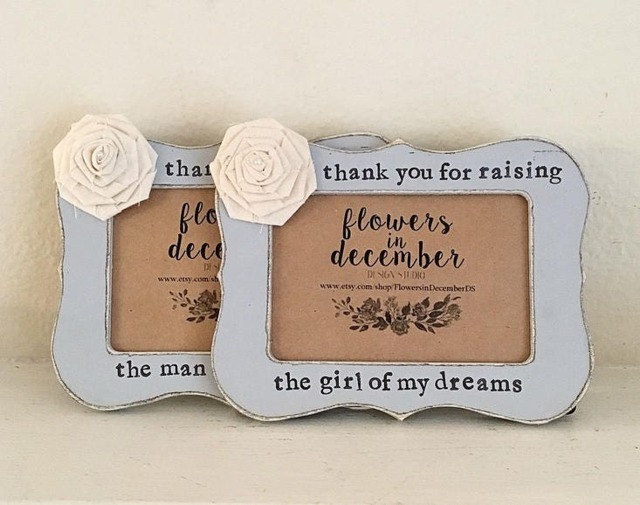 Personalized Picture Frame Set Mother Of The Bride/Groom Gift - image 1