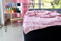 Linen Duvet Cover Quilt Linen Bedding Duvet Cover Queen King Queen Full Twin Tour Baby Girl - thumbnail 1