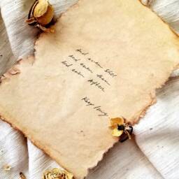 And Even Still, Then, After... Keep Loving. Handwritten Affirmations On Vintage Handmade Paper. Poetry Wall Hanging - thumbnail 2