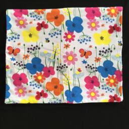 Pink Floral Design Handmade Baby Blanket - thumbnail 3