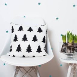 Mini Stars - Vinyl Wall Decals 2.5cm - 1 Inch Night Sky Stickers Small Peel & Stick Baby Boys Girls Kids Nursery Room D??cor - thumbnail 2