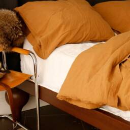 Linen Duvet Cover. Set Of Duvet Cover & Pillow Covers With Ties Closure. 100% Pure Linen Bedding - thumbnail 3