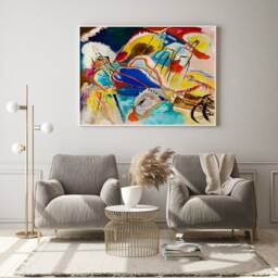 Kandinsky Bauhaus Retro Abstract Print, Improvisation Painting, Mid Century Modern Wall Art, Geometric Poster, Trendy Home Decor, Gift Idea - thumbnail 3