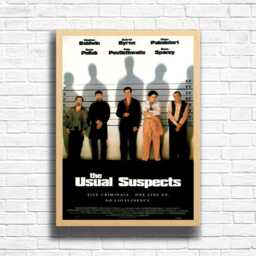 The Usual Suspects Movie Poster 90S Retro Film Art Print - thumbnail 3