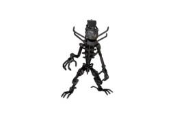 Metal Alien Inspired Sculpture. 100% Handmade From Recycled Metal. A Perfect Gift For Him/Her - thumbnail 1