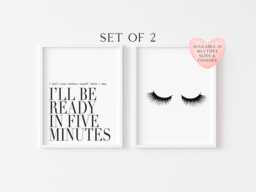 Bedroom Prints Fashion Wall Art Unframed Poster - thumbnail 1