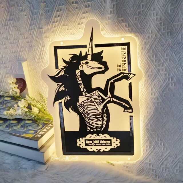 Custom Business Logo Sign Acrylic Metal Mirror Patch, Led Wall Decor - image 1