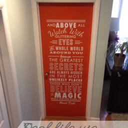 Roald Dahl Believe in Magicquote - Wall Decal Custom Vinyl Art Stickers - thumbnail 2