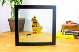 Boddingtons England - Custom Hand Cut Beer Can Art in A Float Frame - Perfectly Unique For Your Bar Or Man Cave - thumbnail 1