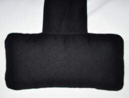 Black Upholstery Fabric Hanging Armchair Sofa Headrest Bolster Cushion With Inner Pad