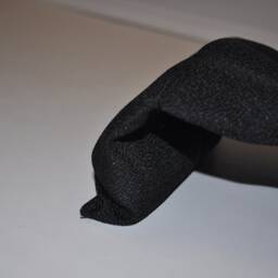 Black Upholstery Fabric Hanging Armchair Sofa Headrest Bolster Cushion With Inner Pad - thumbnail 4