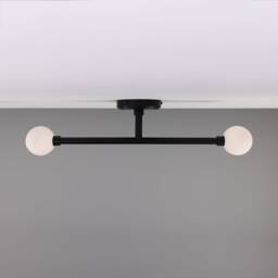 Monto Double Globe Slim Bathroom Ceiling Light 25'' Ip44 - thumbnail 1