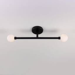 Monto Double Globe Slim Bathroom Ceiling Light 25'' Ip44 - thumbnail 3