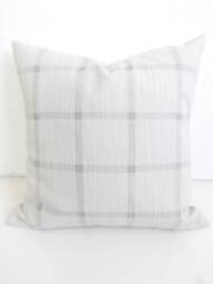 Gray Buffalo Check Pillow Covers Grey Throw Pillows Plaid Charcoal French - thumbnail 1